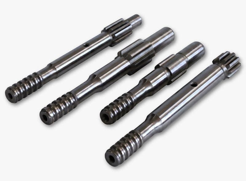 Quatre adaptateurs de frappe (emmanchements) Top Hammer